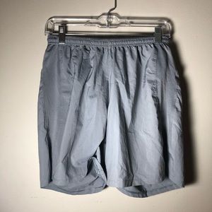 The North Face Grey Running shorts.